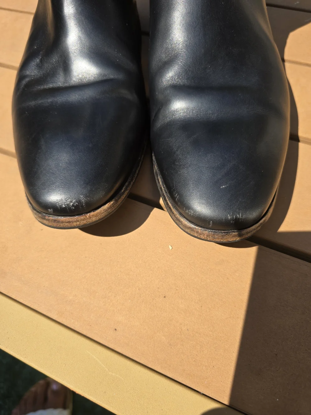 Wolf & Shepherd Black Leather Chelsea Blitz Boots Size 10.5